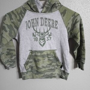 John Deere Camouflage Hoodie Size 6